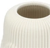Rituali Domestici - LINO Biały wazon 29.5 x 20 cm