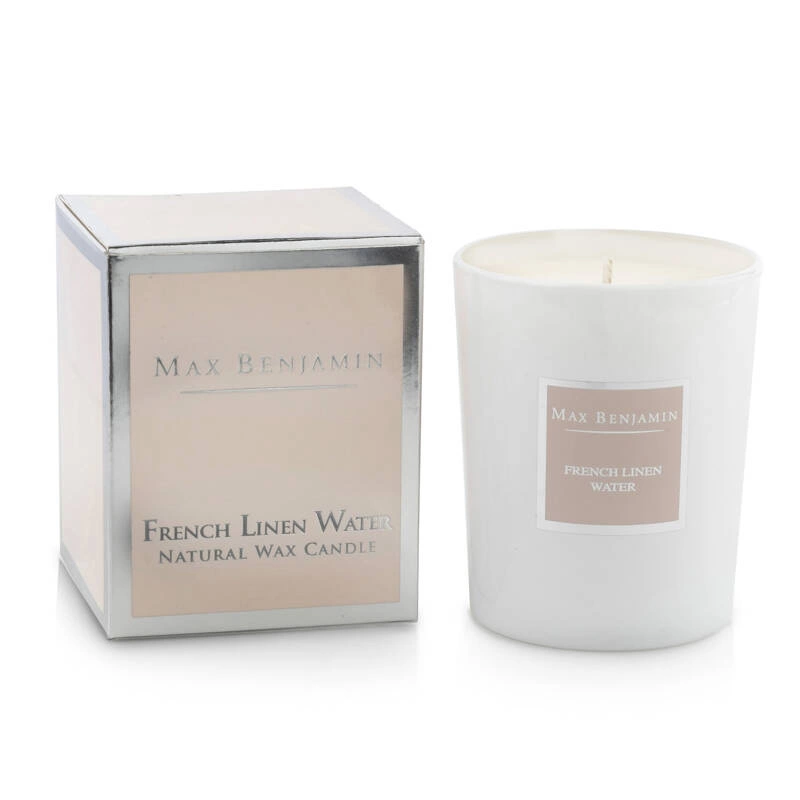 Max Benjamin - Świeca French Linen Water 125g Edit