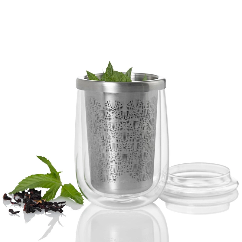AdHoc - Szklanka z filtrem do herbaty FUSION GLASS
