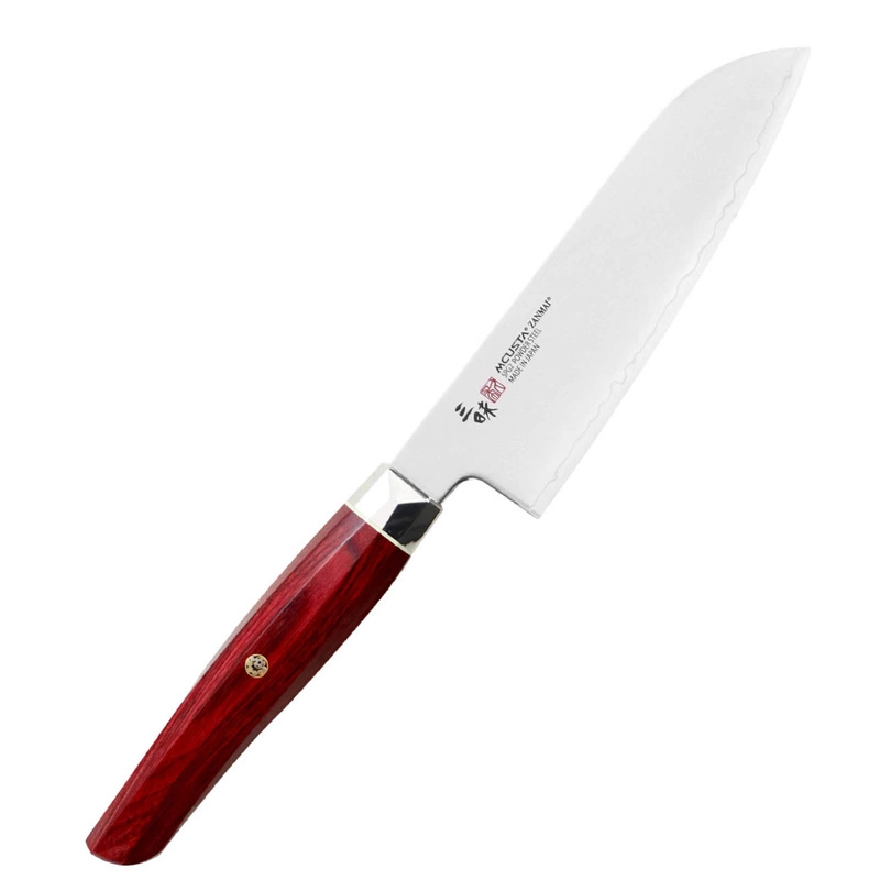 Mcusta Zanmai - Red Revolution SPG2 Nóż Ko-Santoku 15cm