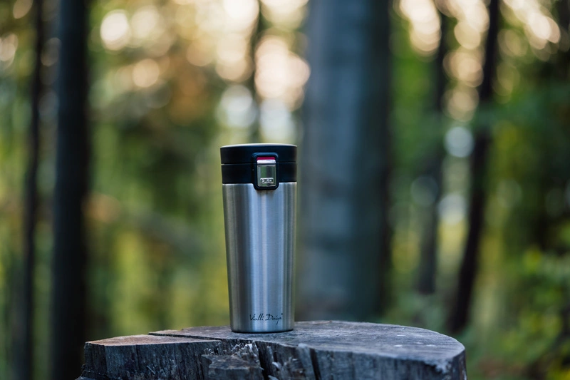 Vialli Design - Kubek termiczny 400ml FUORI stal mat