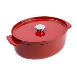 KitchenAid - garnek żeliwny owalny 5,6L Empire Red