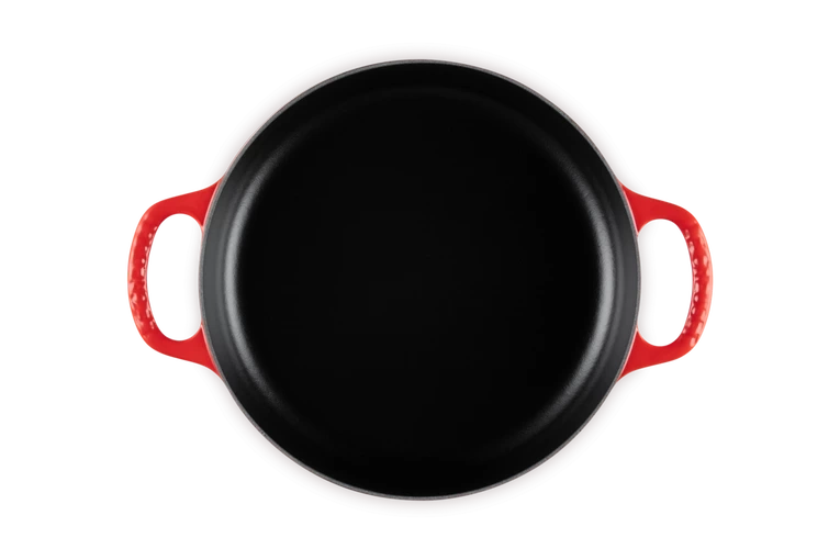 Le Creuset - patelnia żeliwna uniwersalna 28 cm wiśniowa