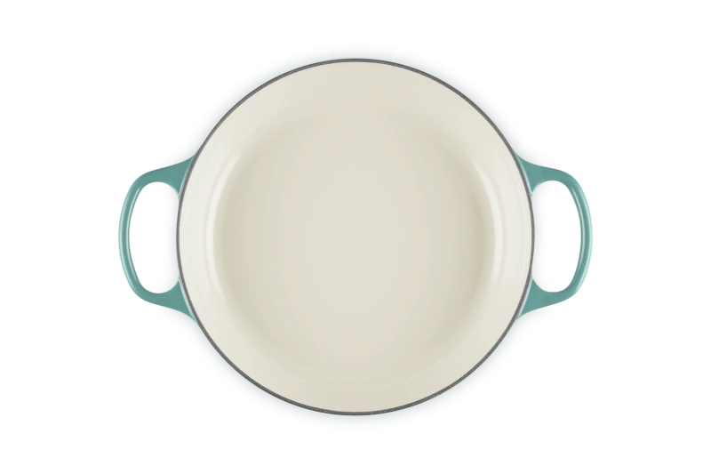 Le Creuset - garnek patelnia Gourmet Signature 26 cm 2,2 l bleu riviera