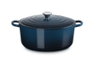 Le Creuset brytfanna żeliwna emaliowana Signature okrągła 34 cm 12 l nuit