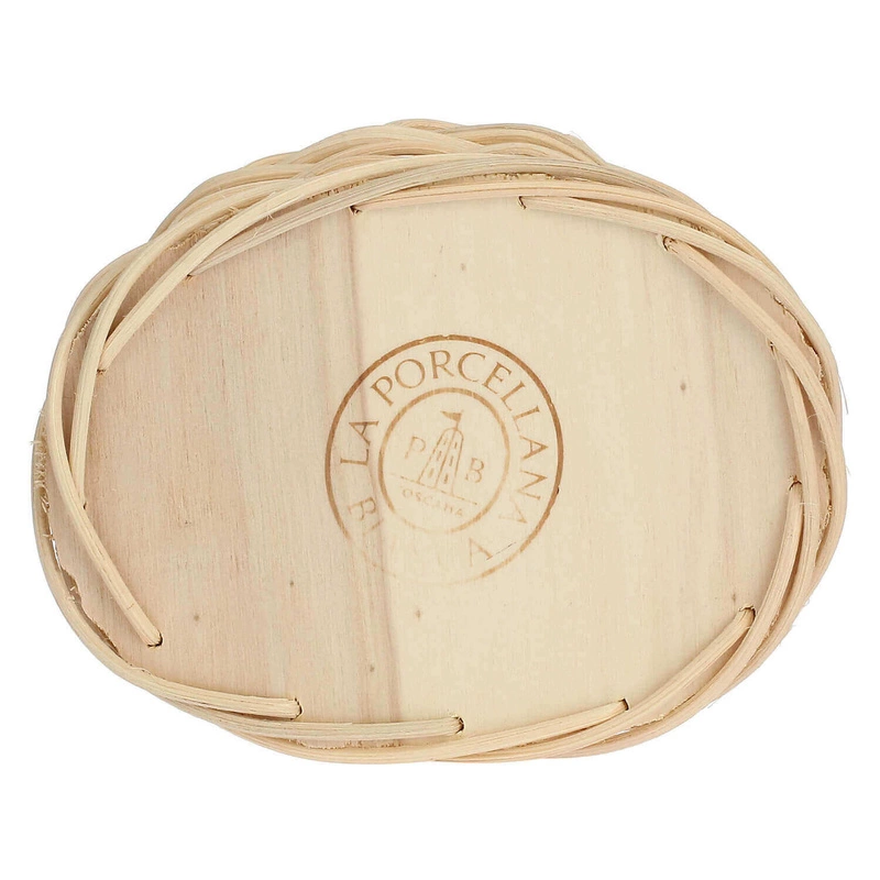 La Porcellana Bianca - wiklinowy kosz na naczynie do zapiekania królik 10 x 7 cm Midollino