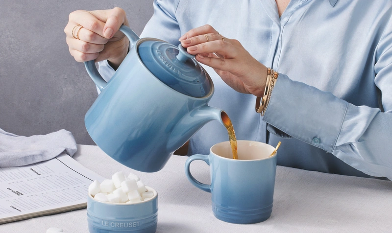 Le Creuset - Dzbanek do herbaty 1,3 l Coastal Blue