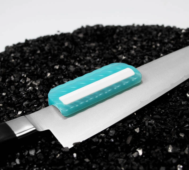 Tojiro - Prowadnica do ostrzenia noży turkusowa