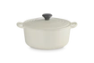 Le Creuset brytfanna żeliwna emaliowana z fenolowym uchwytem Signature okrągła 26 cm 5,3l cream