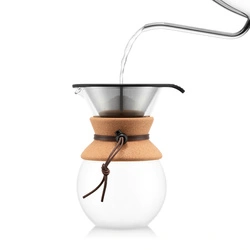 Bodum - zaparzacz do kawy z filtrem stałym Pour Over 1L Cork