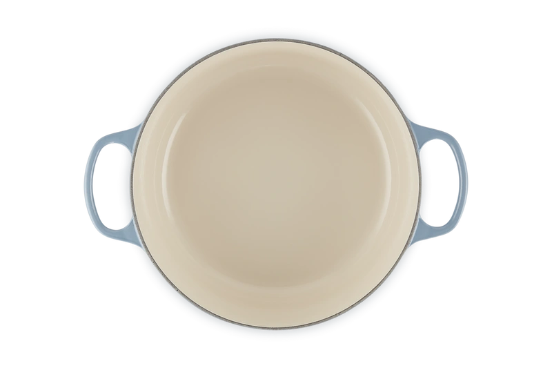 Le Creuset brytfanna żeliwna emaliowana Signature okrągła 28 cm 6,7l chambray