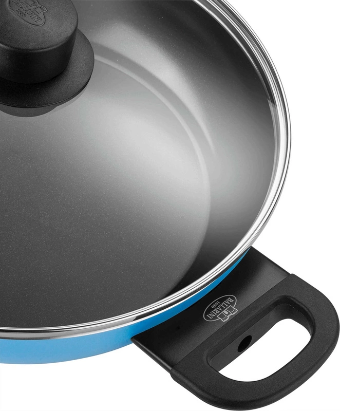 Ballarini - Głęboka patelnia indukcyjna z 2 uchwytami Caprera - 28 cm, Niebieski
