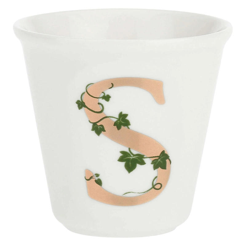 La Porcellana Bianca - filiżanka z łyżeczką 75 ml, Wzór S Unico