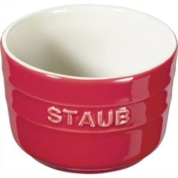 Staub - mini ramekin okrągły, 2 szt. 150 ml, czerwony