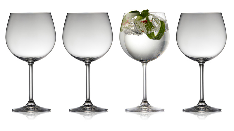 Lyngby Glas - Kieliszki do ginu Juvel 570 ml 4 sztuki