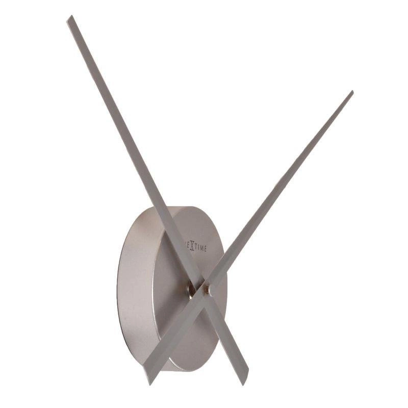 Nextime - zegar Mini Hands srebrny 48 cm