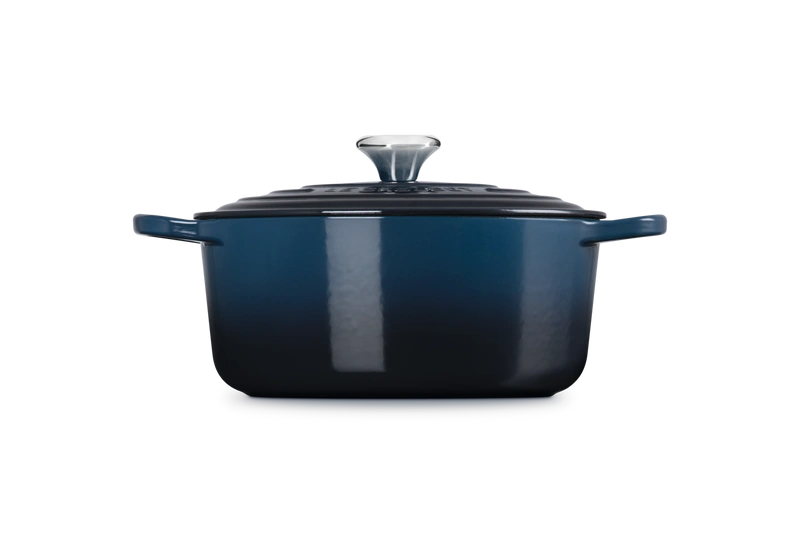Le Creuset brytfanna żeliwna emaliowana Signature okrągła 26 cm 5,3l nuit