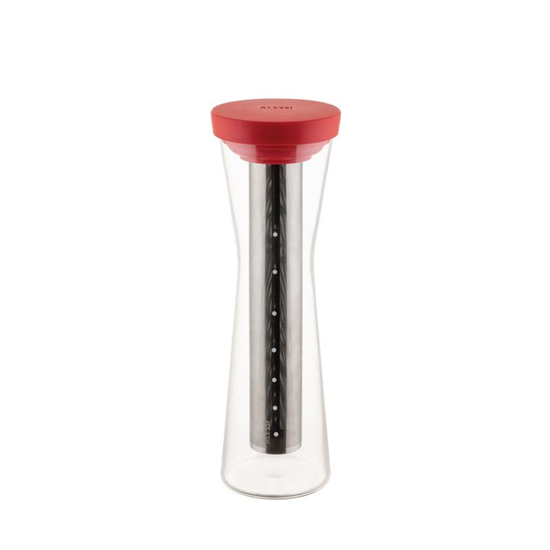 Alessi - Mazagran- karafka do kawy cold brew, czerwona