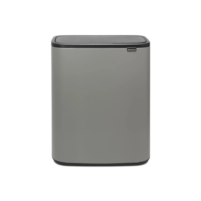 Brabantia - kosz na śmieci Bo Touch Bin 60L (2 x 30) mineralny betonowy