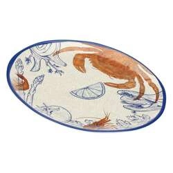 ROSE&TULIPANI - Ocean Life Duża taca okrągła z melaminy 42 cm