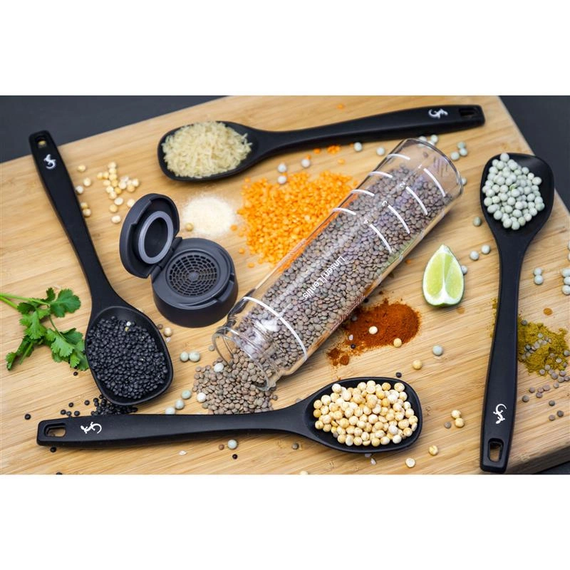 Lurch - butelka do płukania ryżu i ziaren, szkło borokrzemowe, śred. 6,5 x 24,5 cm