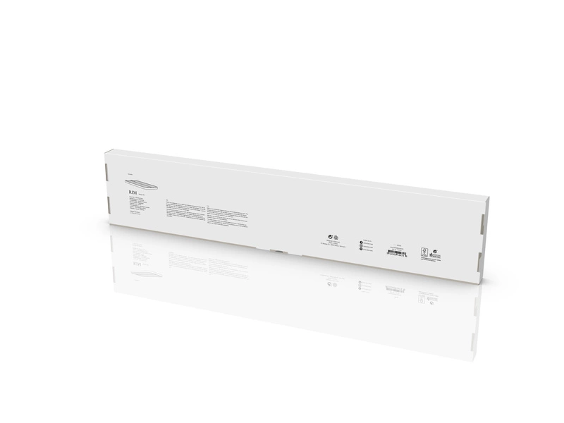 Zone Denmark - Reling na ręczniki podwójny 70 cm Rim white