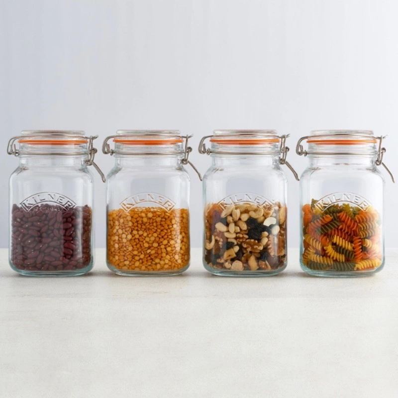 Kilner - Słoik 1,5l, Square Clip Top Jar
