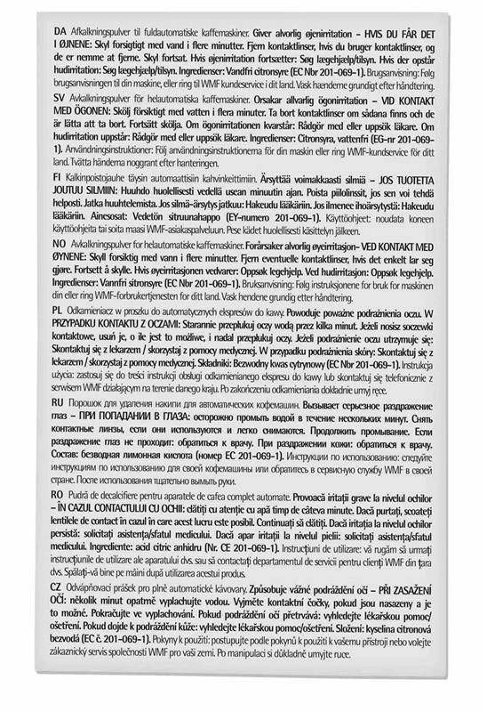 WMF - Odkamieniacz do ekspresów do kawy