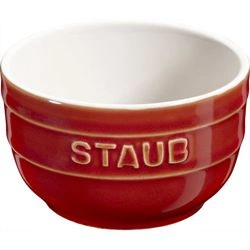 Staub - mini ramekin okrągły, 2 szt. 200 ml, kasztanowy