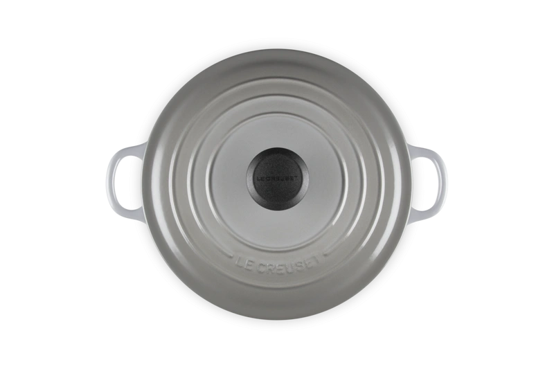 Le Creuset - garnek żeliwny emaliowany okrągły 24 cm 4,2 l misty grey