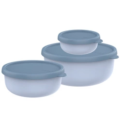 Mepal - Zestaw 3 pojemników Lumina 2.0 250ml + 750ml + 1500ml Nordic Blue