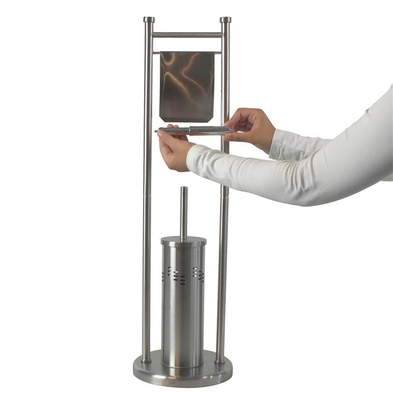 Kela - Stojak WC +szczotka toaletowa stalowy Swing