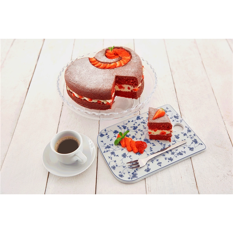 Lurch - forma w kształcie serca, silikon, 22 x 21 cm, różowa FlexiForm