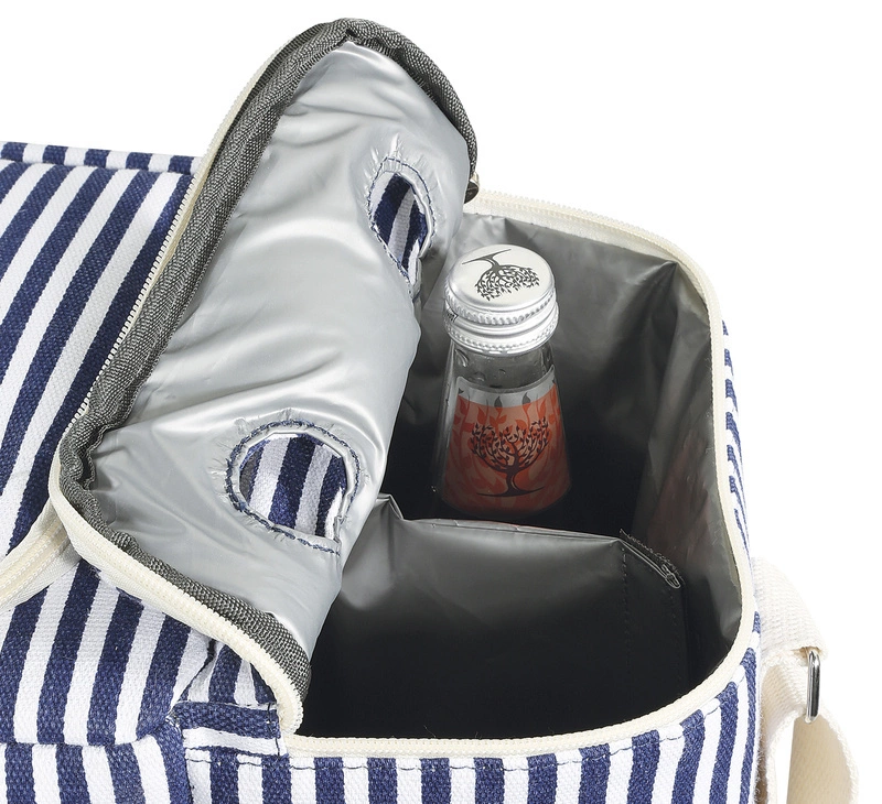 Cilio - torba termiczna piknikowa, 45 x 20 x 30 cm, 23 l, biało-niebieska Maritimo