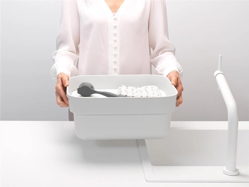 Brabantia - Pojemnik do zmywania z ociekaczem SinkSide jasnoszary