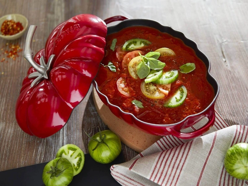 Staub - garnek brytfanna żeliwna Tomato pomidor 2,5 l
