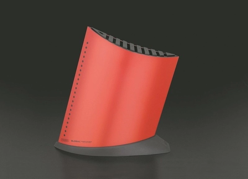 Global – Blok na 9 noży w kształcie żaglowca – czerwony