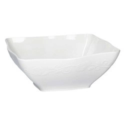 La Porcellana Bianca - zestaw 2 misek kwadratowych głębokich 22 cm Florentina