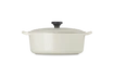 Le Creuset - brytfanna żeliwna Signature z fenolowym uchwytem 27 cm 4,1 l creme