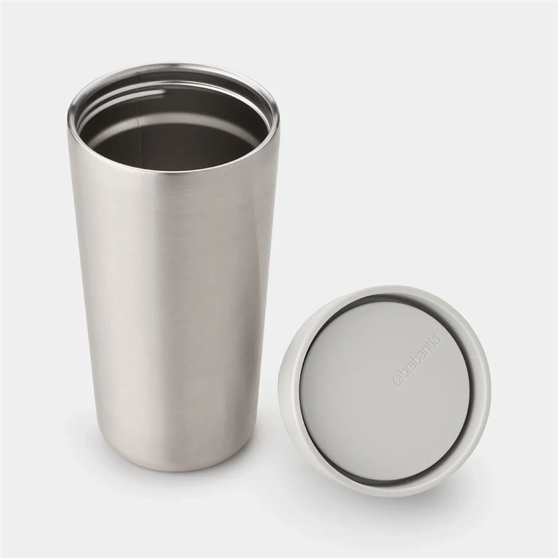 Brabantia - Kubek termiczny 0,36l Make&Take Light Grey