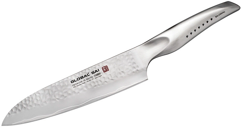 Global - Komplet 4 noży SAI w stalowym bloku GKB-52CB