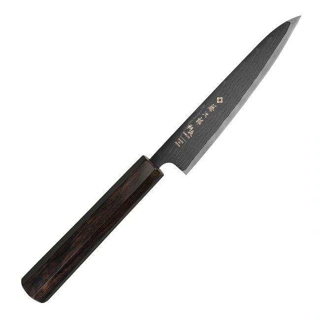 Tojiro - Sakuya Black VG-10 Damascus Nóż uniwersalny 13 cm