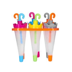 KitchenCraft - foremki do lodów na patyku Parasolki - 6 sztuk.