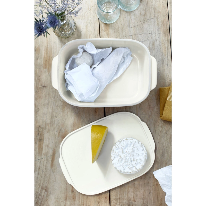 Emile Henry - Pojemnik na ser - kremowy