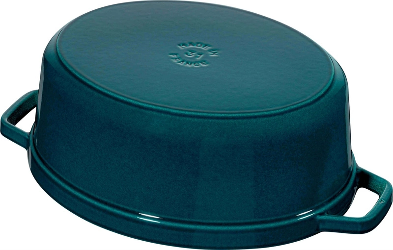 Staub - garnek żeliwny owalny 5.5 ltr, morski La Cocotte