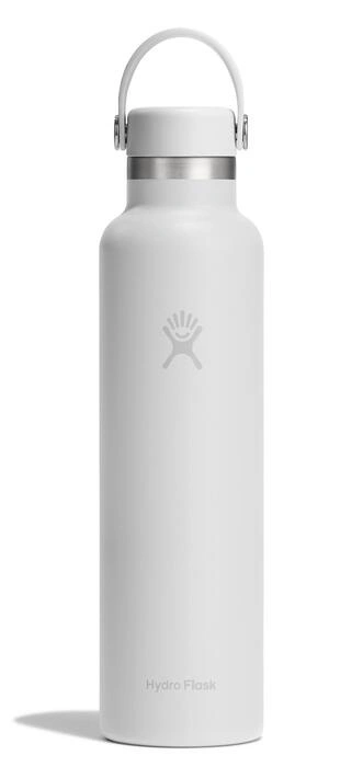 Hydro Flask - Butelka 24 oz Standard z nakrętką Flex,biały