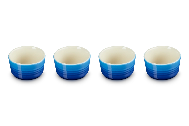 Le Creuset - Zestaw 4 mini foremek 100 ml Azure
