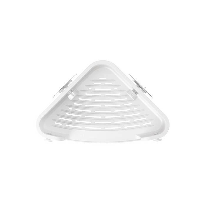 Umbra - Półka narożna biała, FLEX GEL-LOCK