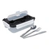 Built - Lunchbox ze sztućcami czarny / Built