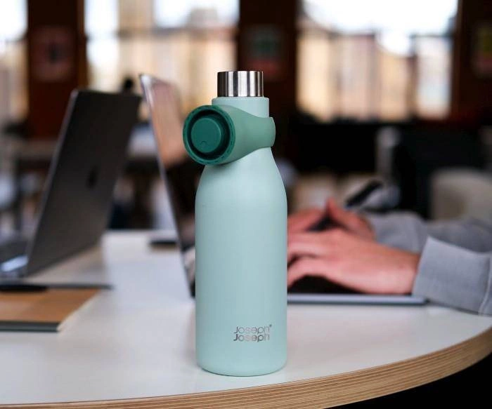 Joseph Joseph - Butelka termiczna 0,5 l jasnozielona, Loop™
